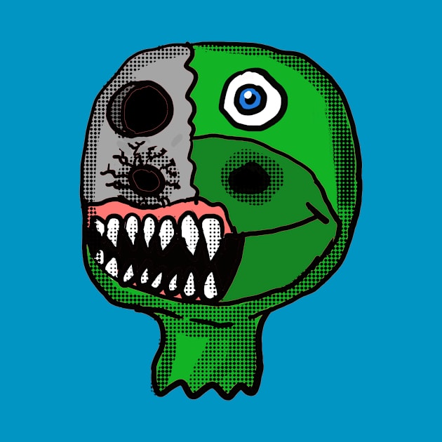 Zombie T-Rex Head by Eric03091978