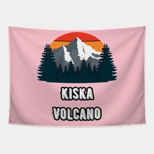 Kiska Volcano Tapestry