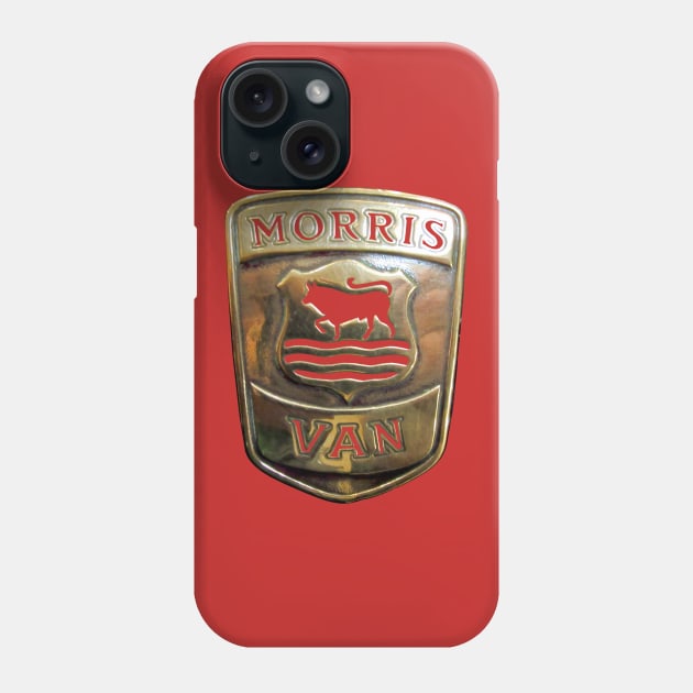 Vintage 1940s Morris van bonnet badge Phone Case by soitwouldseem