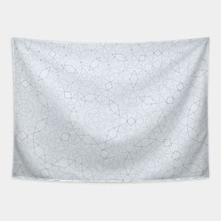 Skyblue Diamond Pattern Tapestry