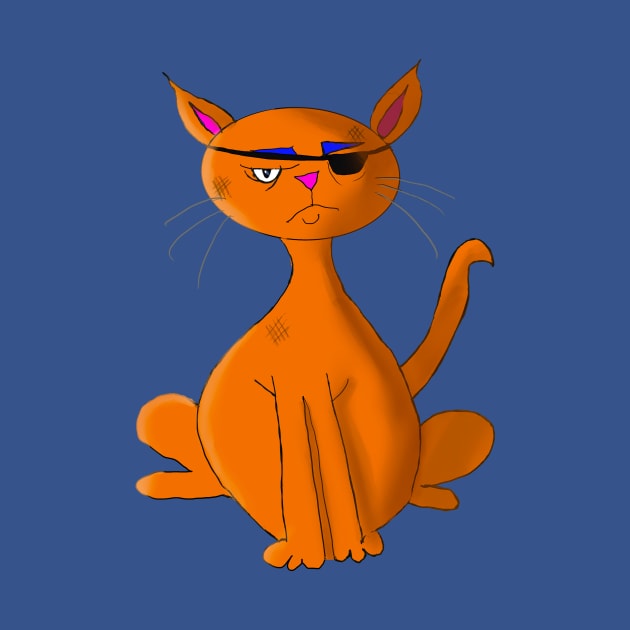 Sad Orange Tomcat by gldomenech