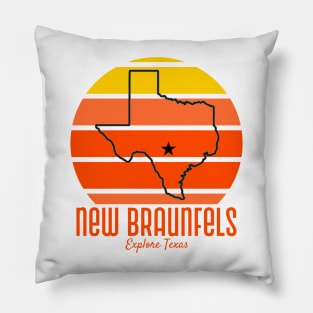 NEW BRAUNFELS T-SHIRT Pillow