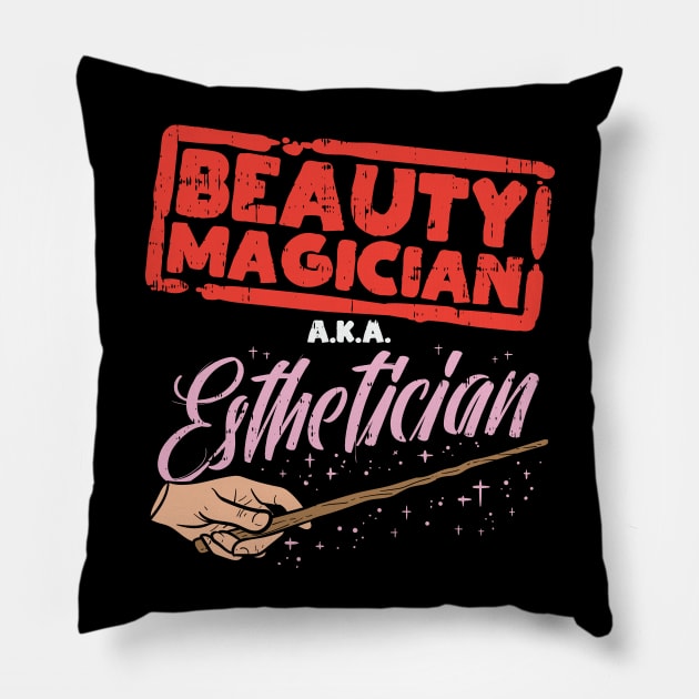 Beauty Magician AKA Esthetician Pillow by maxdax