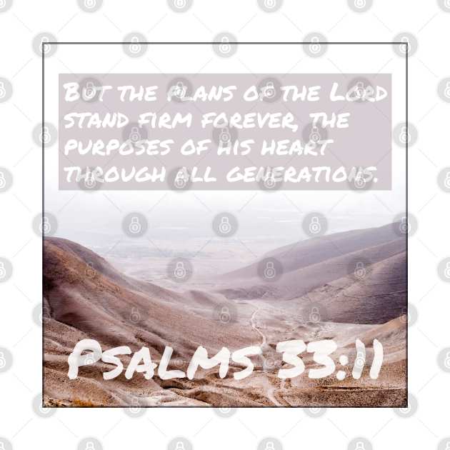 Psalms 33:11 by Bible Verses by Deb