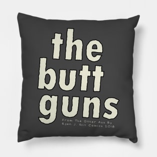 The Butt Guns (Webcomic Band) Pillow