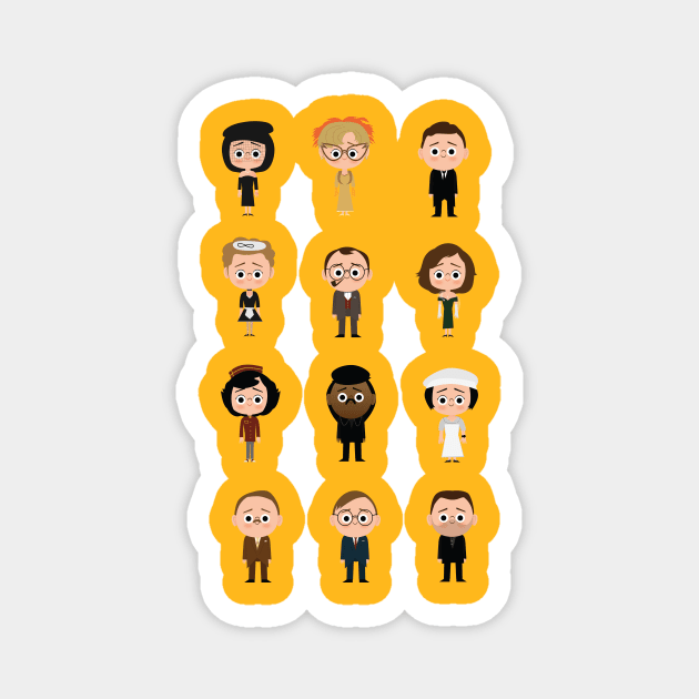 Clue Friends Magnet by Fall Down Tree