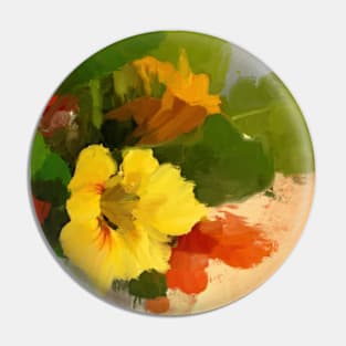 Nasturtium Pin