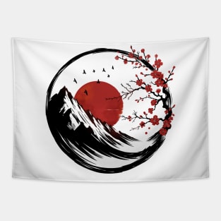 Enso Zen: Dawn's Tranquility Tapestry