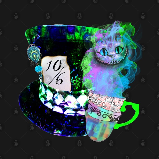 Mad Cheshire Tea Cup by Duckgurl44