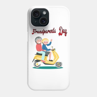 happy grand parents day Phone Case