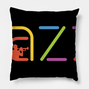 Colorful Jazz Signature Pillow