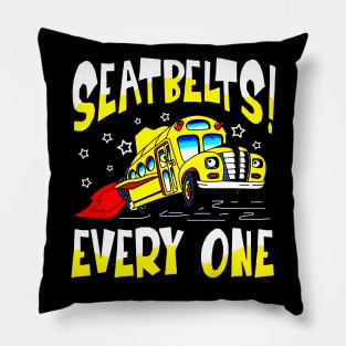 Seatbelts Everyone Magic School Bus Pillow