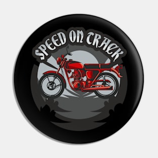 Motorcycle Speed on track Pin