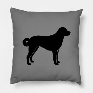 Anatolian Shepherd Dog Silhouette Pillow