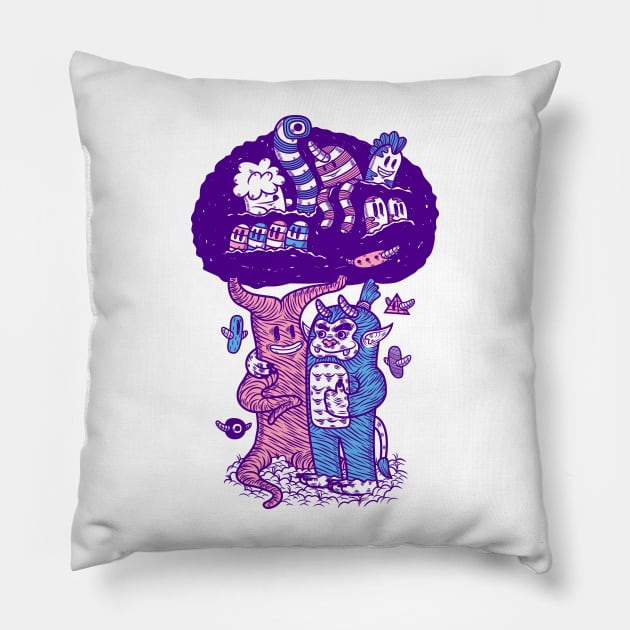 Happy Tree Friends II Pillow by krisren28