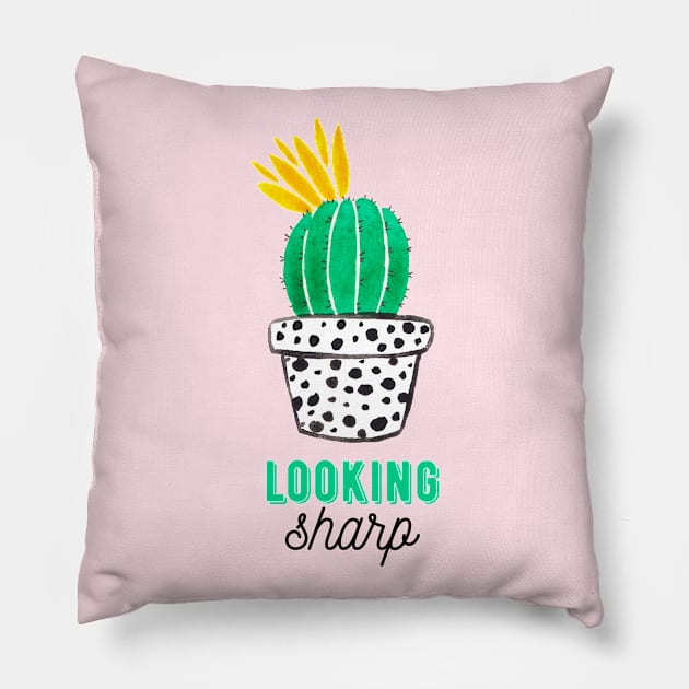 looking sharp Pillow by shoko