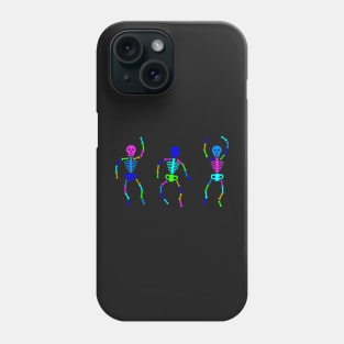 Neon Skeleton Phone Case