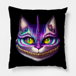 psy cheshire cat 3 Pillow