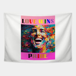 Love Wins Pride Tapestry