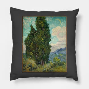 Cypresses Pillow