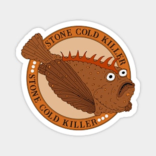 Funny Cartoon Australian Stonefish Quote Magnet