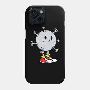 Virus boy png cartoon png Phone Case