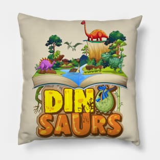 The Book of Dinosaurs Pillow