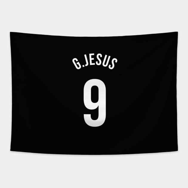 Gabriel Jesus Away Kit - 2022/23 Season Tapestry by GotchaFace