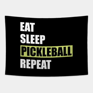 Pickleball - Eat Sleep Pickleball Repeat Tapestry