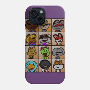 Character Grid Phone Case