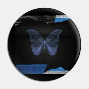 Blue butterfly Pin