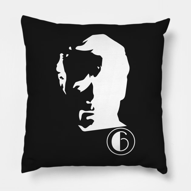 the prisoner Pillow by horrorshirt