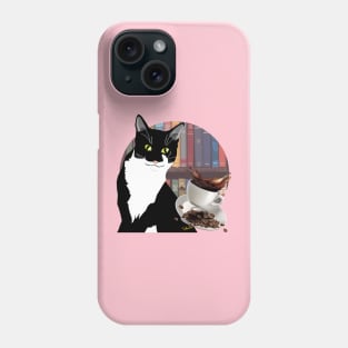 Life Is Better With Coffee Cats And Books What else is needed  Copyright TeAnne Phone Case