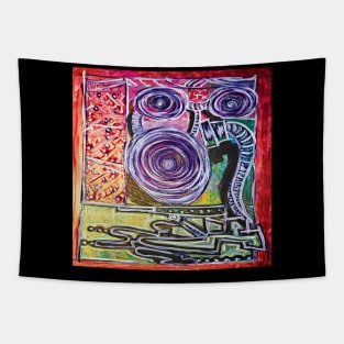 Abstract Art Machines Tapestry