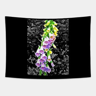 Cartoon Foxglove Digitalis Tapestry