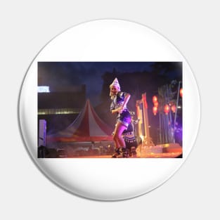 Young Asian girl dance performer on stage 1 Pin