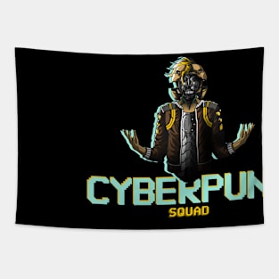 Cyberpunk Future Is Here 2077 Tapestry