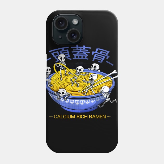 Kawaii Anime Cat Japanese Ramen Noodles Phone Case by Tobe_Fonseca