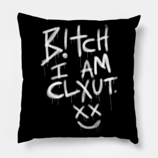 BAD AMY ''I AM CLXUT'' Pillow