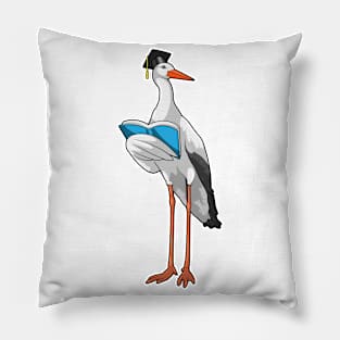 Stork as Teacher with Book Pillow