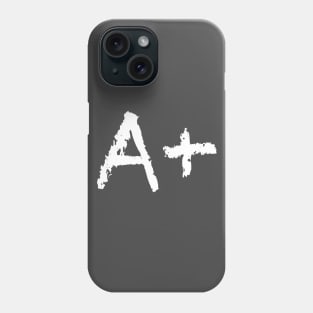 A+ (A plus) School Grade Chalkboard Style Phone Case
