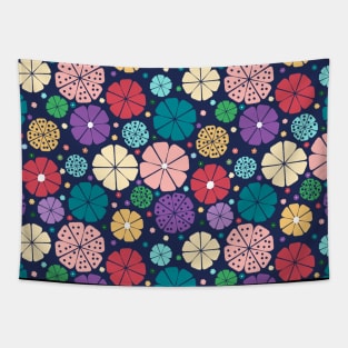 Colorful flowers pattern design Tapestry