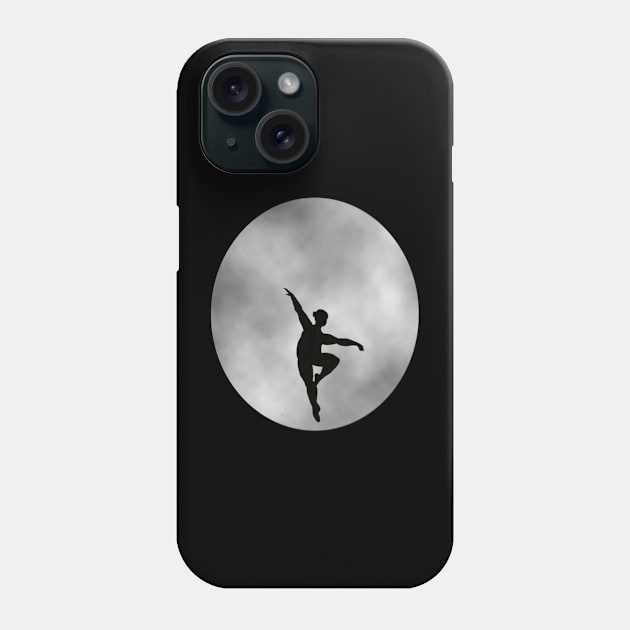 Plus size ballerina full moon Phone Case by Kyttsy Krafts