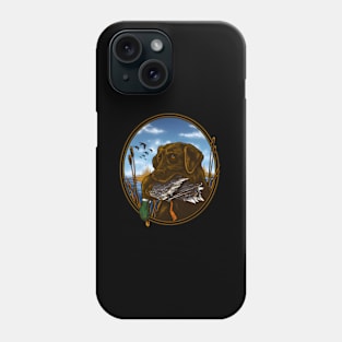 Labrador Retriever With Mallard Duck Hunting Phone Case