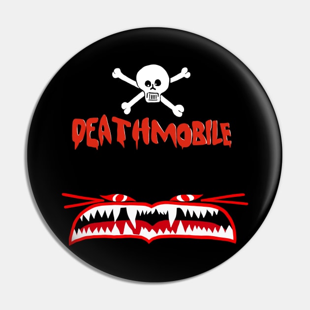 Deathmobile Pin by Wright Art