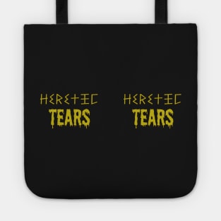 Heretic Tears Mug - Pus Yellow Text on Green Rot Tote