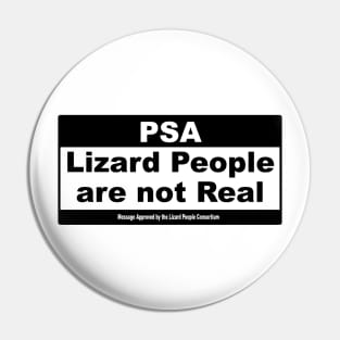 PSA Lizard People Pin