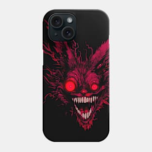 Twisted Terror Bunny Comic Horror Art Phone Case