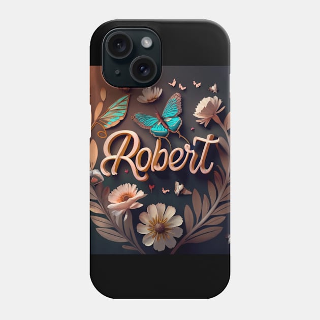 Robert name art Phone Case by Spaceboyishere