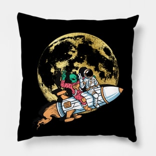 Back to the moon Pillow